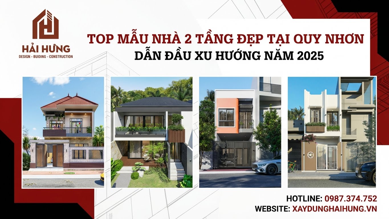 TOP các mẫu thiết kế nhà đẹp 2 tầng Quy Nhơn dẫn đầu xu hướng 2025.webp