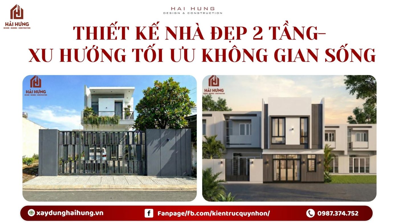 Thiết kế nhà đẹp 2 tầng- Xu hướng tối ưu không gian sống.webp