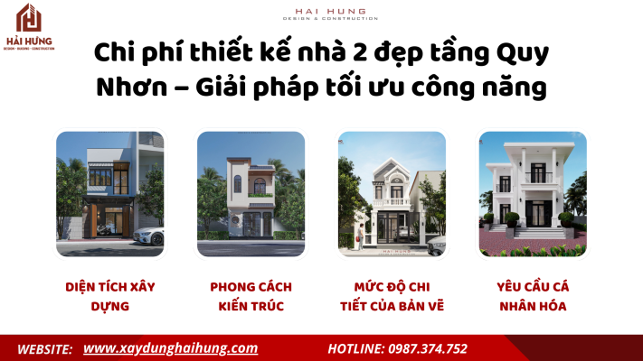 Chi phí thiết kế nhà 2 đẹp tầng Quy Nhơn – Giải pháp tối ưu công năng.webp