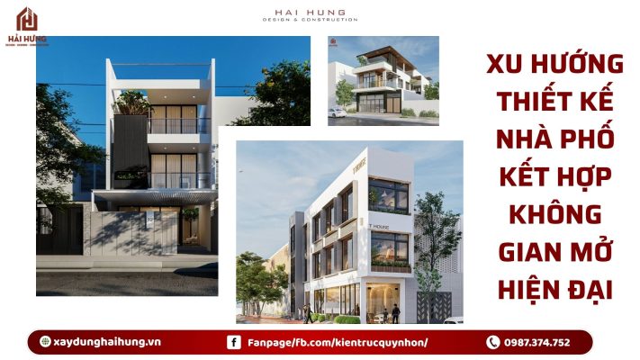 Xu hướng thiết kế nhà phố kết hợp không gian mở hiện đại.webp