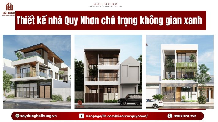 Thiết kế nhà Quy Nhơn chú trọng không gian xanh.webp