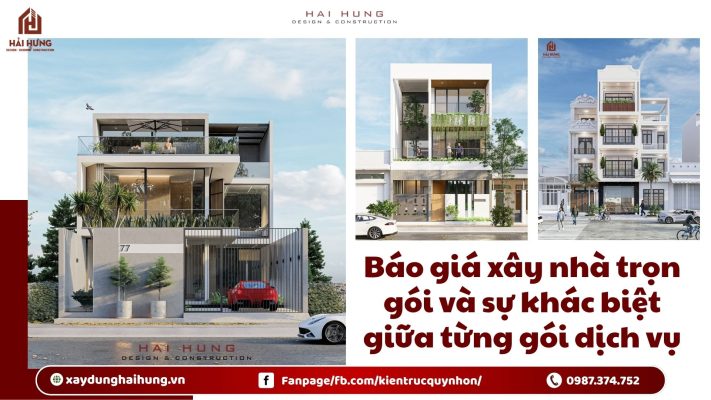 Báo giá xây nhà trọn gói và sự khác biệt giữa từng gói dịch vụ.webp