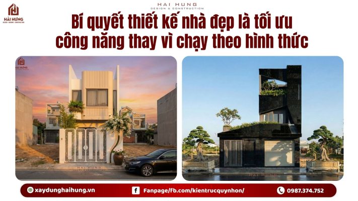 Bí quyết thiết kế nhà đẹp là tối ưu công năng thay vì chạy theo hình thức.webp