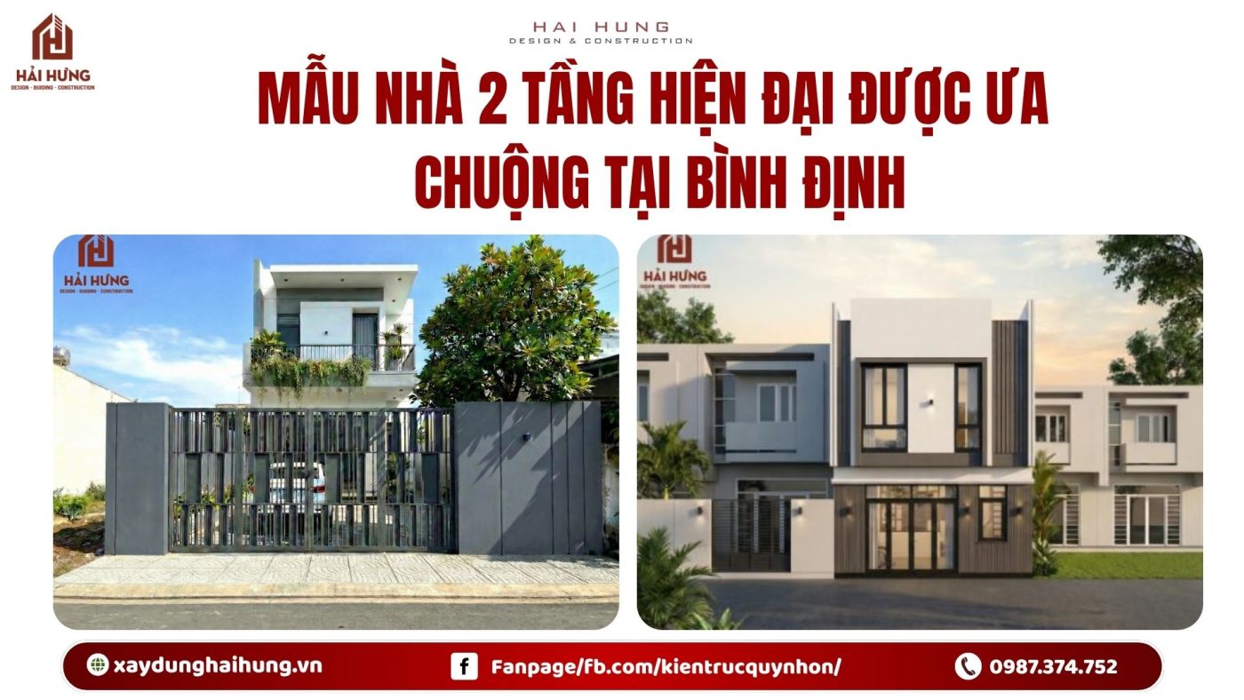 Mẫu nhà 2 tầng hiện đại được ưa chuộng tại Bình Định.webp