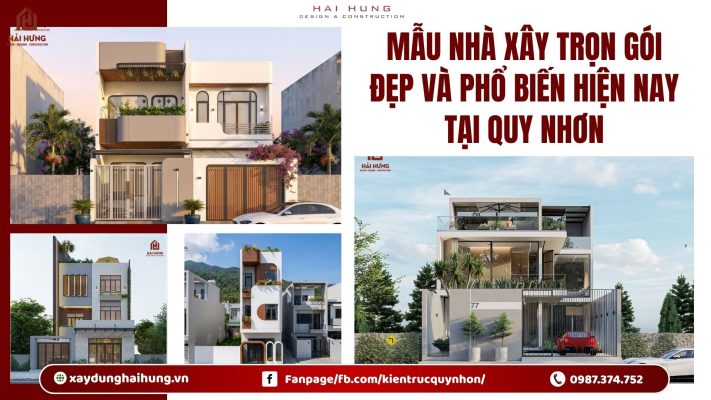 Mẫu nhà xây trọn gói đẹp và phổ biến hiện nay tại Quy Nhơn.webp
