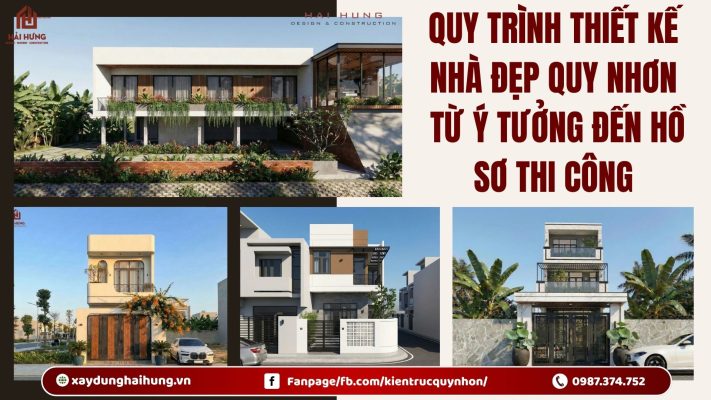 Quy trình thiết kế nhà đẹp Quy Nhơn từ ý tưởng đến hồ sơ thi công.webp