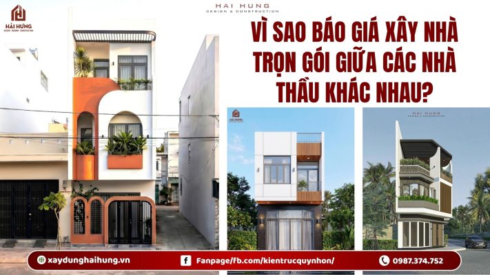 Vì sao báo giá xây nhà trọn gói giữa các nhà thầu khác nhau?
