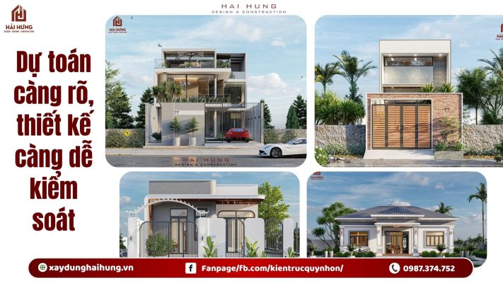 Dự toán càng rõ, thiết kế càng dễ kiểm soát,webp