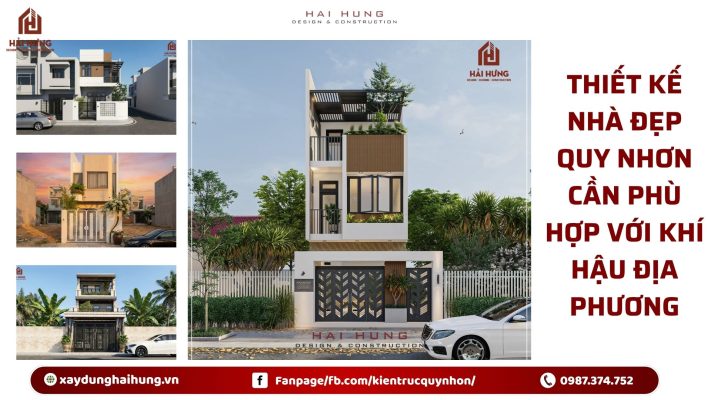 Thiết kế nhà đẹp Quy Nhơn cần phù hợp với khí hậu địa phương.webp