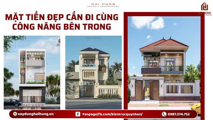 Mặt tiền đẹp cần đi cùng công năng bên trong.webp