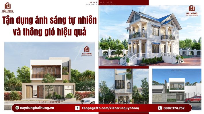 Thiết kế nhà đẹp Quy Nhơn tận dụng ánh sáng tự nhiên và thông gió hiệu quả.webp