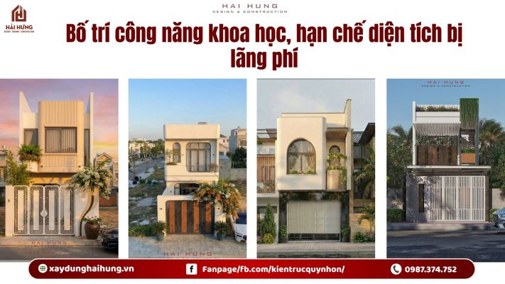 Bố trí công năng khoa học, hạn chế diện tích bị lãng phí.webp