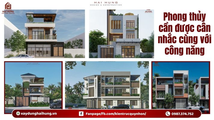 Phong thủy cần được cân nhắc cùng với công năng.webp