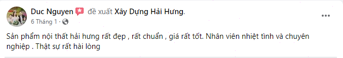 Anh Đức đã tham khảo qua nhiều đơn vị và quyết định cuối cùng là đến với Hải Hưng để trao niềm tin hy vọng nhận về ngôi nhà đẹp như ý cho chính mình