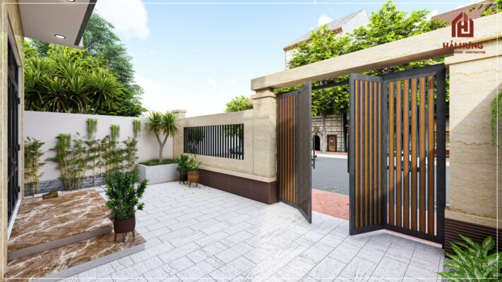 Nhà phố mái Nhật phong cách tân cổ điển