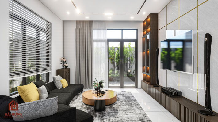 Phòng khách mẫu biệt thự phố