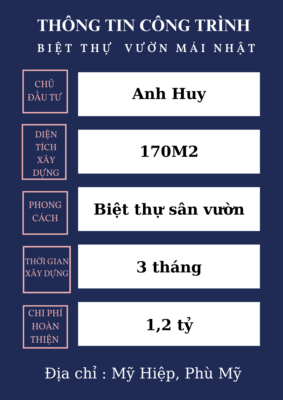 Biệt thự vườn mái Nhật