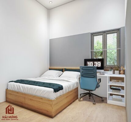 Phòng ngủ biệt thự vườn mái Nhật