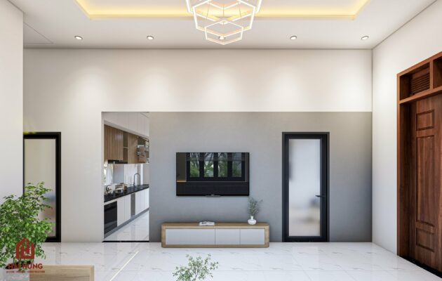 Phối cảnh nội thất biệt thự vườn mái Nhật