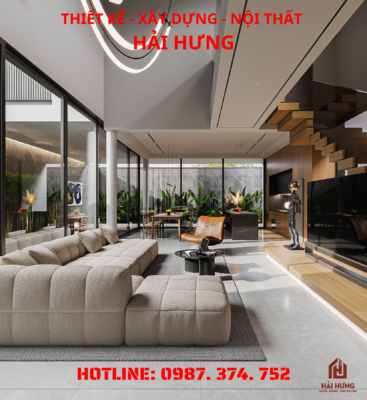 Thiết kế Nội thất villa hiện đại