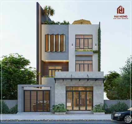 Nhà phố hiện đại hot nhất năm 2024