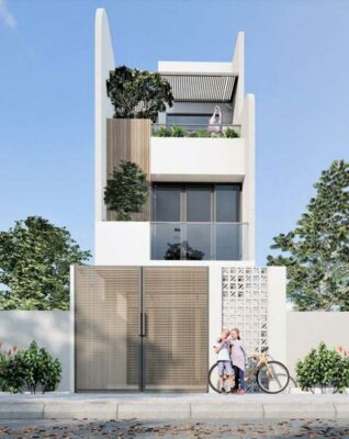 Nhà phố 3 tầng hiện đại