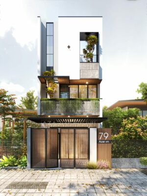 Nhà phố 5x20m mới nhất năm 2024