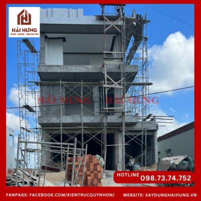 Thi công xây dựng nhà phần thô Hải Hưng