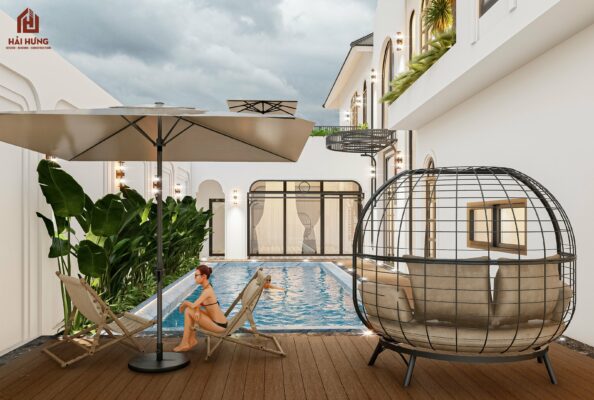 Thiết kế Villa Indochine hiện đại