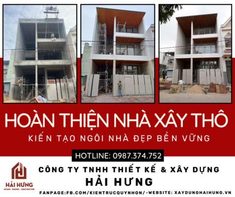 Những lưu ý khi hoàn thiện nhà xây thô