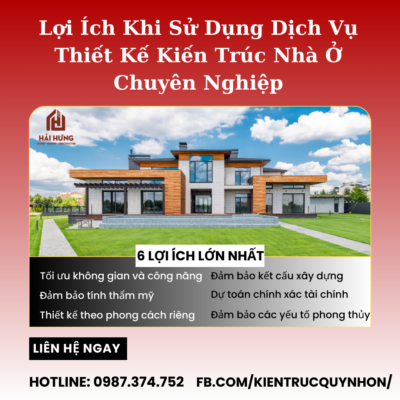 Lợi Ích Khi Sử Dụng Dịch Vụ Thiết Kế Kiến Trúc Nhà Ở Hải Hưng