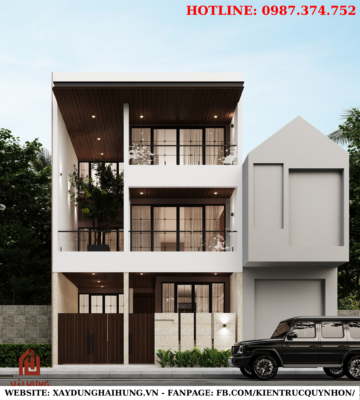 Công trình nhà phố hiện đại anh Vinh
