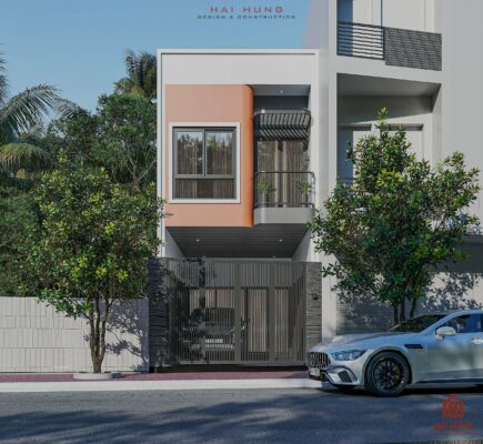 Xu hướng thiết kế nhà đẹp nhà phố 2 tầng hiện đại