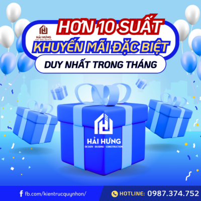 Khuyến Mãi Đặc Biệt Khi Xây Dựng Nhà Phố 2 Tầng Hiện Đại Tại Hải Hưng