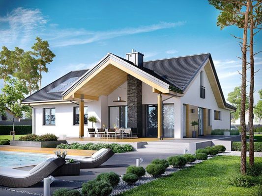 Nhà cấp 4 có sân vườn phong cách Nhật Bản