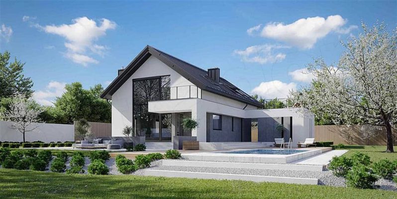 Nhà cấp 4 có sân vườn phong cách Nhật Bản