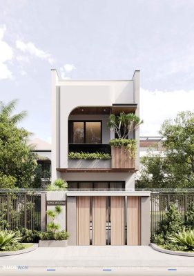 Phong cách hiện đại trong các mẫu nhà phố