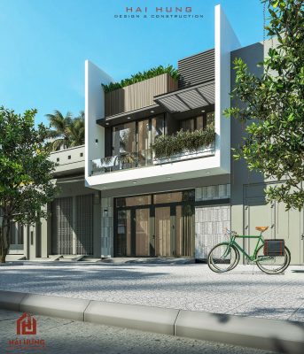 Thiết kế nội thất và sáng tạo kiến trúc nhà phố 2 tầng