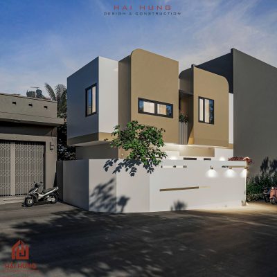 Thiết kế và công năng sử dụng nhà phố 2 tầng