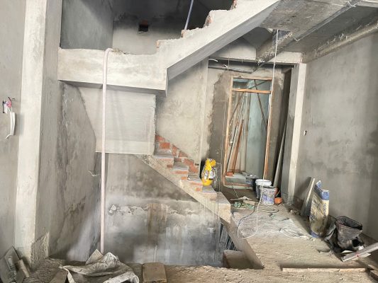 Thiết kế tầng lửng nhà phố 3 tầng tại TP. Quy Nhơn, Bình Định