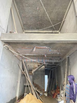 Thiết kế tầng trệt nhà phố 3 tầng