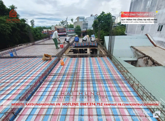 Nguyên Tắc Bố Trí Thép Sàn 2 Lớp