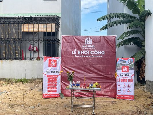 Chuẩn Bị Lễ Động Thổ Nhà Phố 3 Tầng