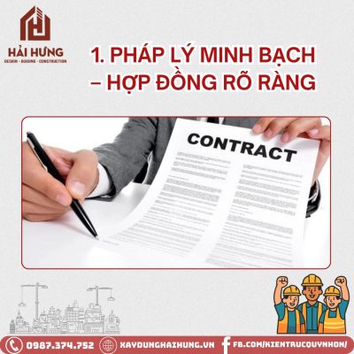 Cam kết của Hải hưng construction đối với khách hàng trong từng bộ hồ sơ thiết kế nhà ở