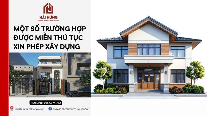 Một số trường hợp được miễn thủ tục xin phép xây dựng.webp