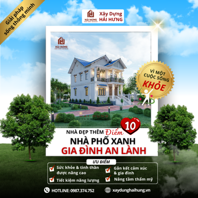 Giới thiệu về mẫu thiết kế nhà phố xanh xu hướng mới cho nhà phố hiện đại