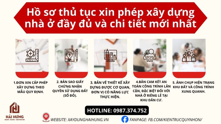 Hồ sơ thủ tục xin phép xây dựng nhà ở đầy đủ và chi tiết mới nhất.webp