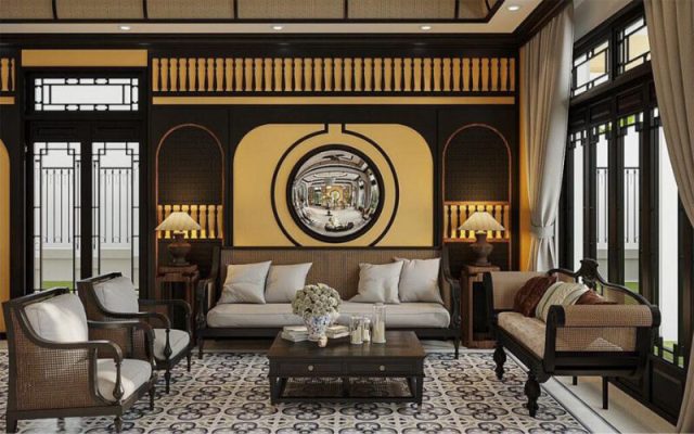 Xu hướng thiết kế nội thất nhà phố phong cách indochine – Giao thoa giữa cổ điển và hiện đại.webp
