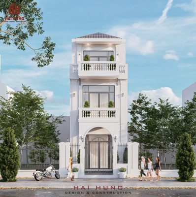 Bản vẽ thiết kế nhà phố tân cổ điển.webp