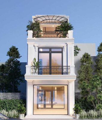 Thiết kế nhà đẹp 2 tầng tân cổ điển.webp